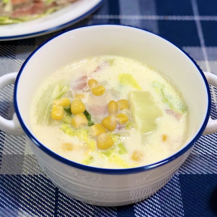白菜のミルクスープ ホールコーンと牛乳で簡単スープ レシピ 作り方 By Maro Mee 楽天レシピ 白菜のミルクスープ ホールコーンと牛乳で簡単スープ レシピ 作り方 By Maro Mee 楽天レシピ
